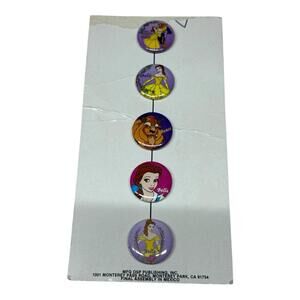 VTG Beauty & The Beast Button Covers By OSP Publishing Inc., 5 Covers